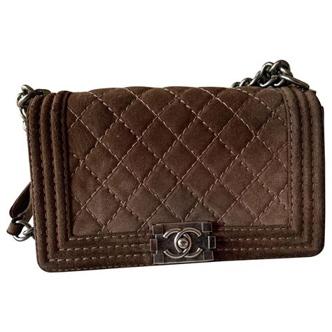 chanel boy bag brown|chanel boy bag for sale.